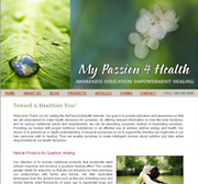 Alternative health and healing website design by Charlotte Howard in Sedona AZ