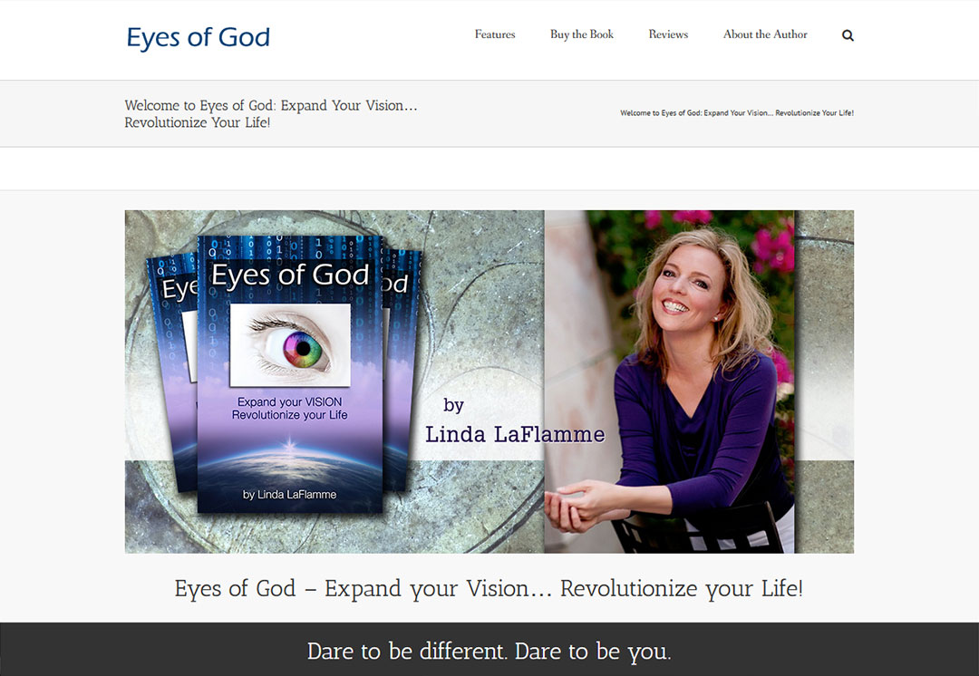 Websites for Authors - Eyes of God Book