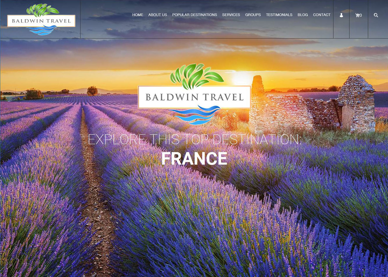 Website design for travel and tour agencies
