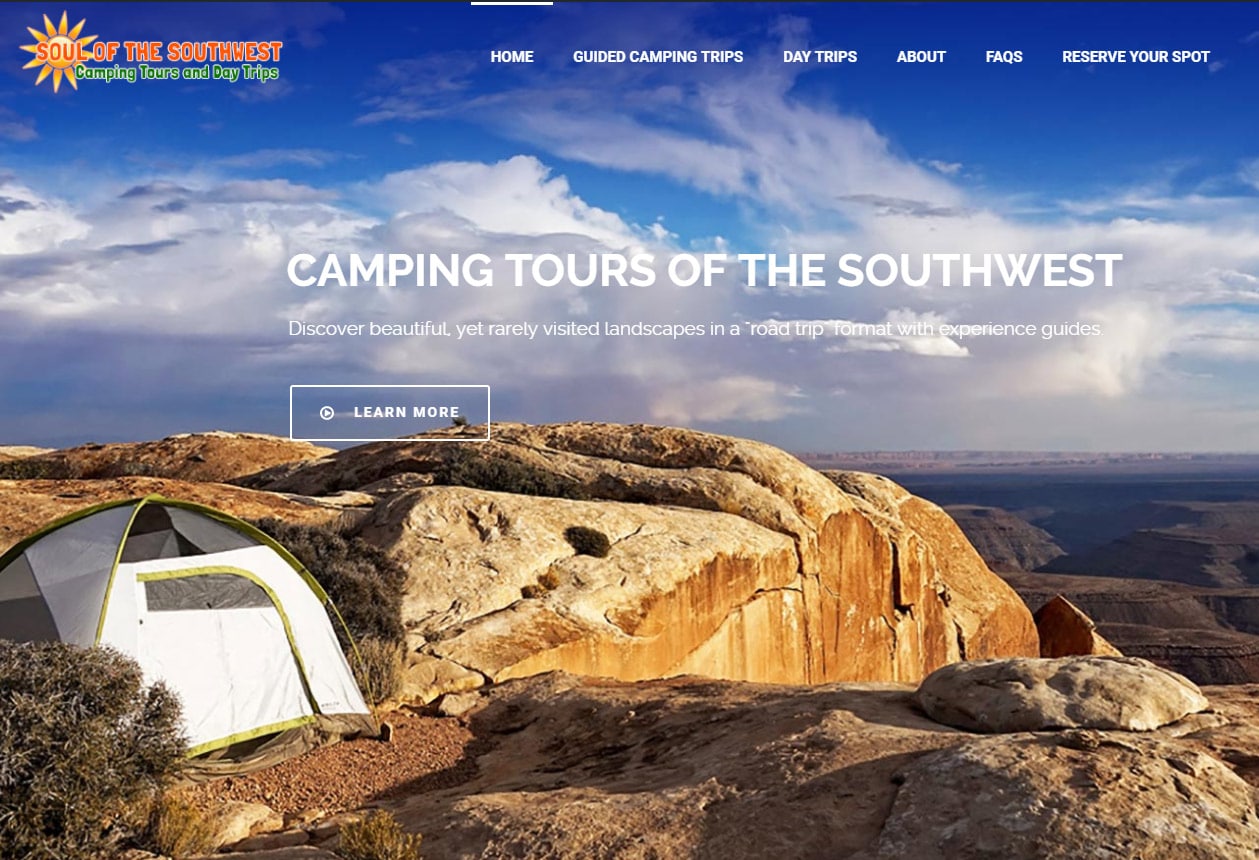 WordPress web design and SEO for Tour Companies - Soul of the Southwest