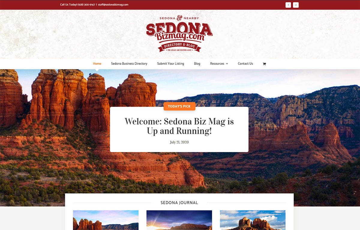 Sedona Arizona online magazine, directory & blog - SedonaBizMag.com